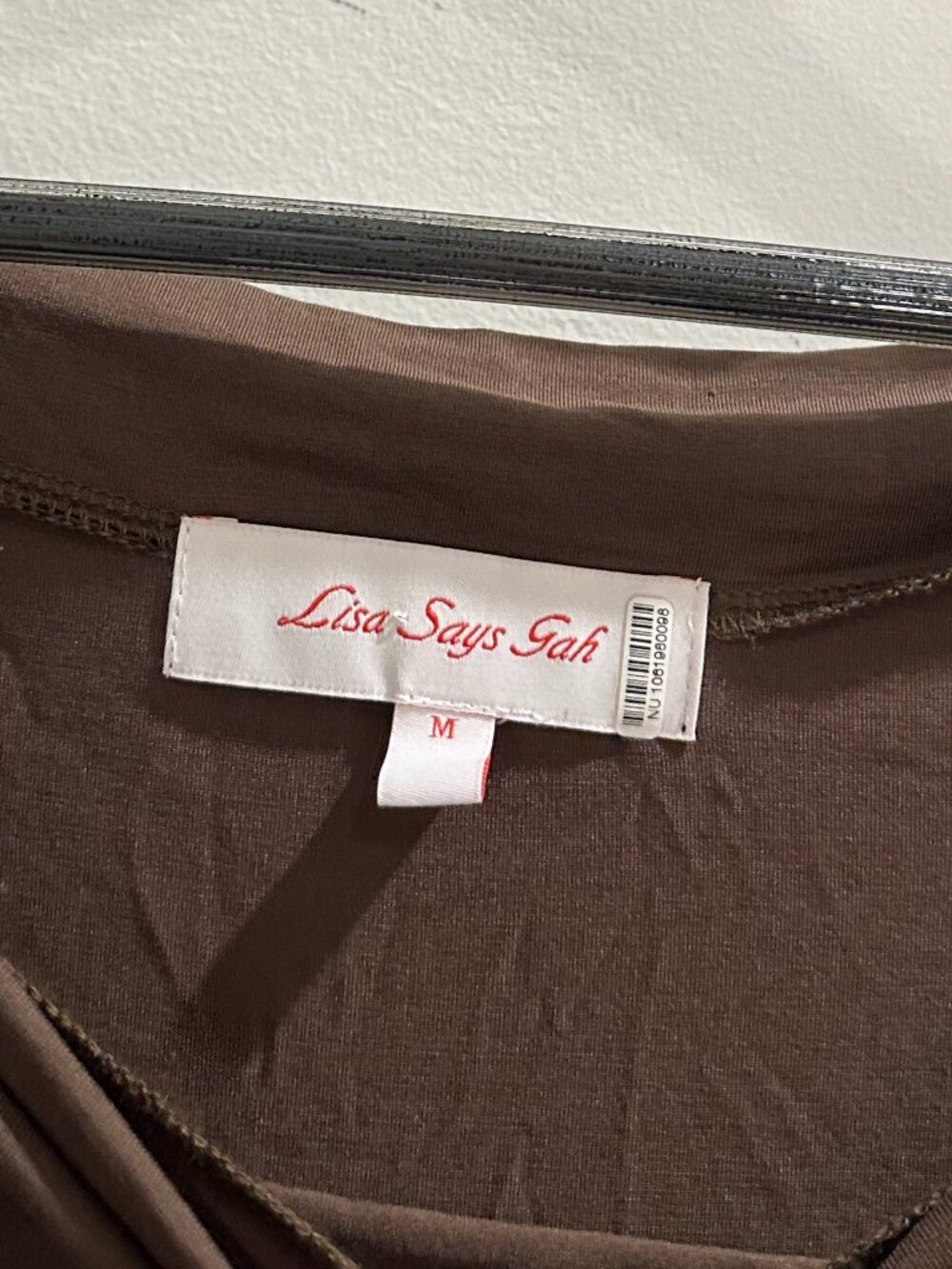 Lisa Says Gah Faye Mini Dress in Chocolate Size Medium - Picture 5 of 11